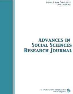 					View Vol. 3 No. 8 (2016): Advances in Social Sciences Research Journal
				
